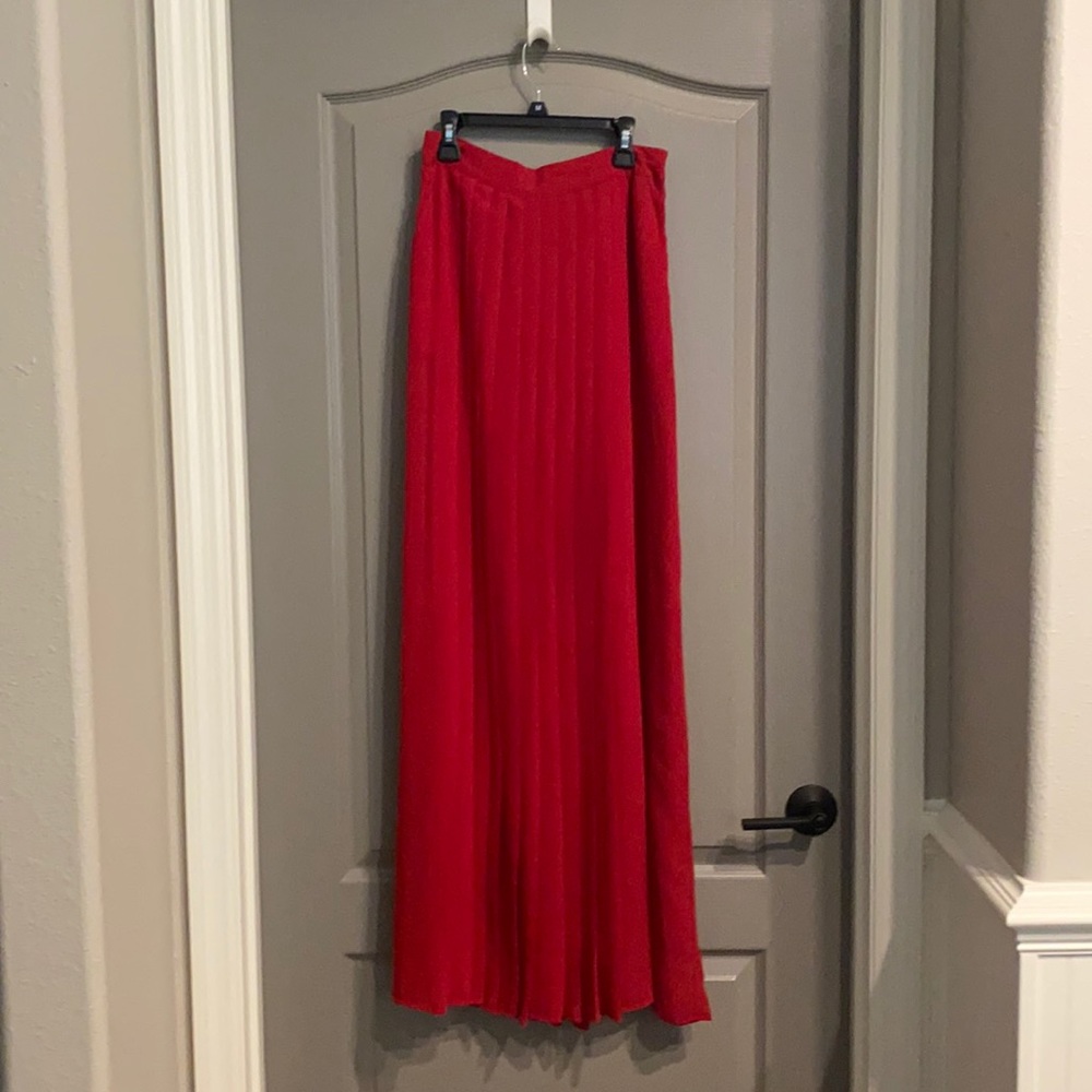 New with tags red skirt.